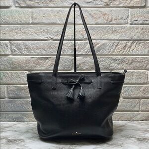 Kate Spade Black Leather Tote